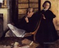 Henri De Gas y su sobrina Lucie Degas Edgar Degas